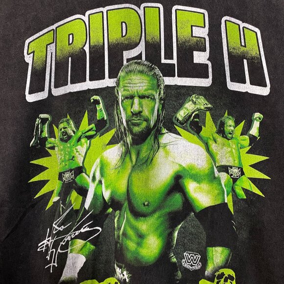 WWE Triple H King Of Kings Wrestling T-Shirt Medium - Picture 2 of 4